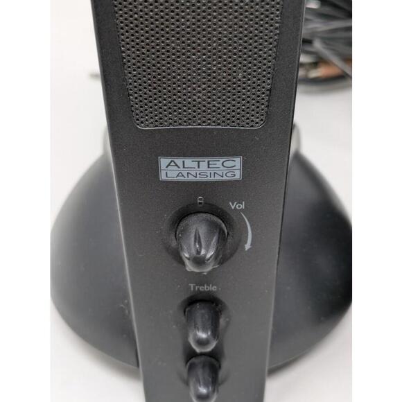 Altec Lansing ATP3 Multimedia Computer Right/left Speakers Authentic Replacement - Picture 2 of 6